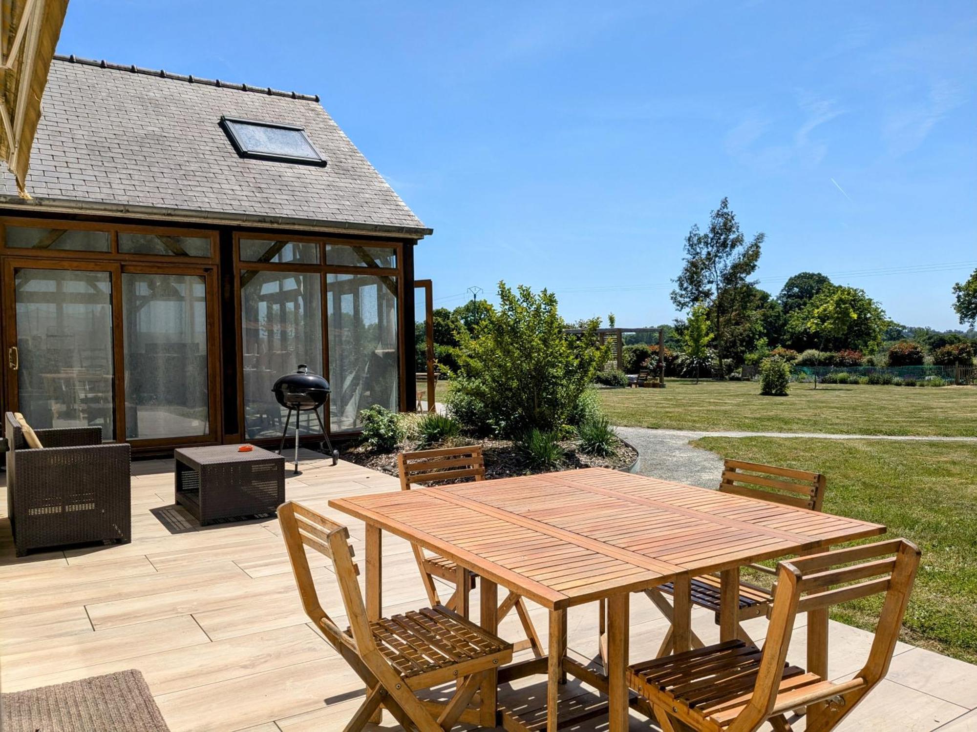 Chambres D'Hotes Chez L'Habitant - Bed & Breakfast Homestay Huisnes-sur-Mer Esterno foto